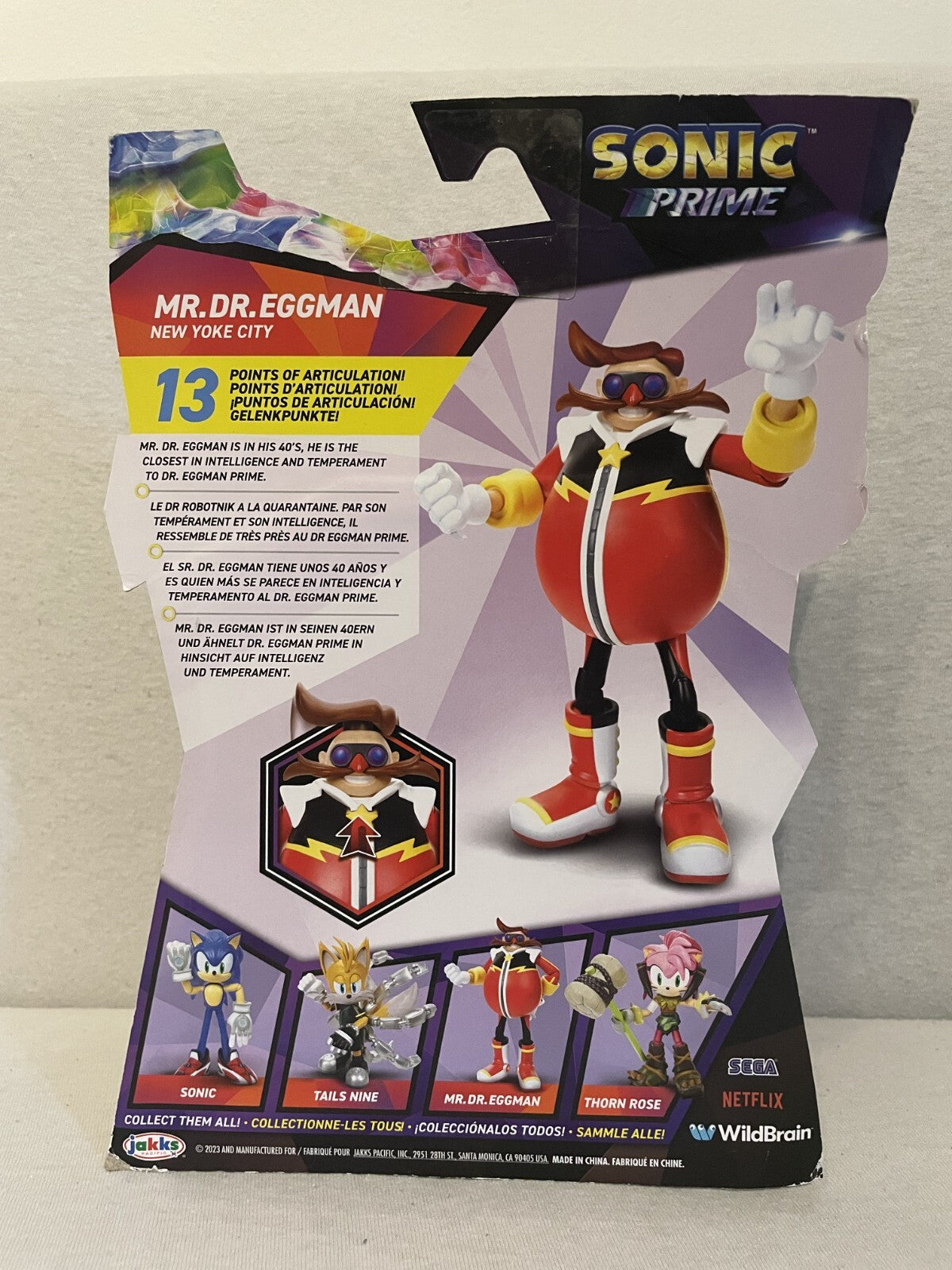 Dr. Eggman Figur – Sonic Prime – JAKKS Pacific – ca. 10 cm –